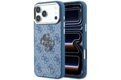 Handys - Cover & Cases - GUESS 4G & Big Resin Logo Case for iPhone 17 Pro Max / 18 Pro Max - Light Blue - 3666339653712