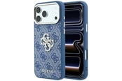 Handys - Cover & Cases - GUESS 4G & Big Strass Logo Case for iPhone 18 Pro / 17 Pro - Blue - 3666339653064
