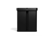Mülltrennung - Simplehuman Sensor-Abfalltrennsystem – 58 L – mattschwarz - ST2051