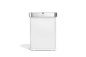 Mülltrennung - Simplehuman Sensor-Abfalleimer – 55 L – weiß - ST2049