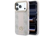 Handys - Cover & Cases - GUESS 4G with Stripe Round and Classic Logos MagSafe Case for iPhone 17 Pro Max / 18 Pro Max - Pink - 3666339652630