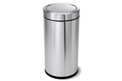 Mülltrennung - Simplehuman Abfalleimer mit Schwingdeckel – 55 L – gebürsteter Edelstahl - CW1442