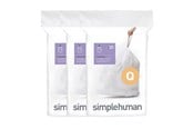 Reinigung - Simplehuman code Q Beutel, Packung mit 60, weiß - CW0264
