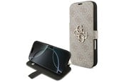 Handys - Cover & Cases - GUESS Book 4G Metal Logo Case for iPhone 18 Pro / 17 Pro - Pink - 3666339673659