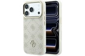 Handys - Cover & Cases - GUESS Peony 4G Small Logo MagSafe Case for iPhone 17 Pro Max / 18 Pro Max - Beige - 3666339654238