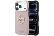 Handys - Cover & Cases - GUESS Grained & Big Resin Logo Case for iPhone 18 Pro Max / 17 Pro Max - Pink - 3666339654955