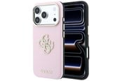 Handys - Cover & Cases - GUESS Smooth & Big Strass Logo Case for iPhone 18 Pro / 17 Pro - Pink - 3666339654382