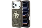 Handys - Cover & Cases - GUESS 4G & Big Strass Logo Case for iPhone 18 Pro / 17 Pro - Brown - 3666339653026