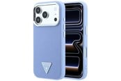 Handys - Cover & Cases - GUESS Grained Triangle Logo MagSafe Case for iPhone 18 Pro / 17 Pro - Blue - 3666339654863