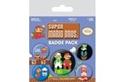 Merchandise - Pyramid - Nintendo - Super Mario Bros Badge Pack - Pin / Button - 5050293804422