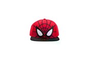 Merchandise - Difuzed - Spider-Man 3D Snapback-Cap - Rot/Schwarz mit Mesh-Augen - SB241107SPN
