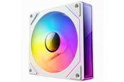Gehäuselüfter - DUTZO INF 120 PWM ARGB Reverse (2-pack) - Gehäuselüfter - 120mm - Weiß mit RGB LED - 28 dBA - 8501029