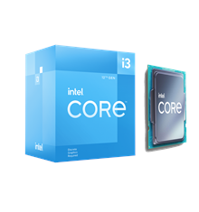 Intel Core i3-12100F Alder Lake CPU - 4 Kerne - 3.3 GHz - Intel LGA1700 - Intel Boxed (mit Kühler)