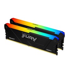 Kingston FURY Beast RGB DDR4-3600 - 32GB - CL18 - Dual Channel (2 pcs) - Intel XMP - Schwarz mit RGB