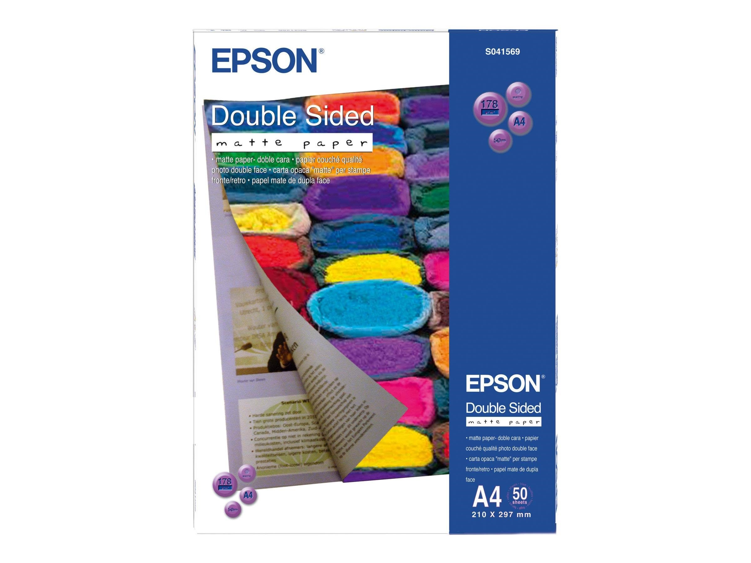 Epson Double-sided Matte Paper - Papier Fotopapier Und Etiketten