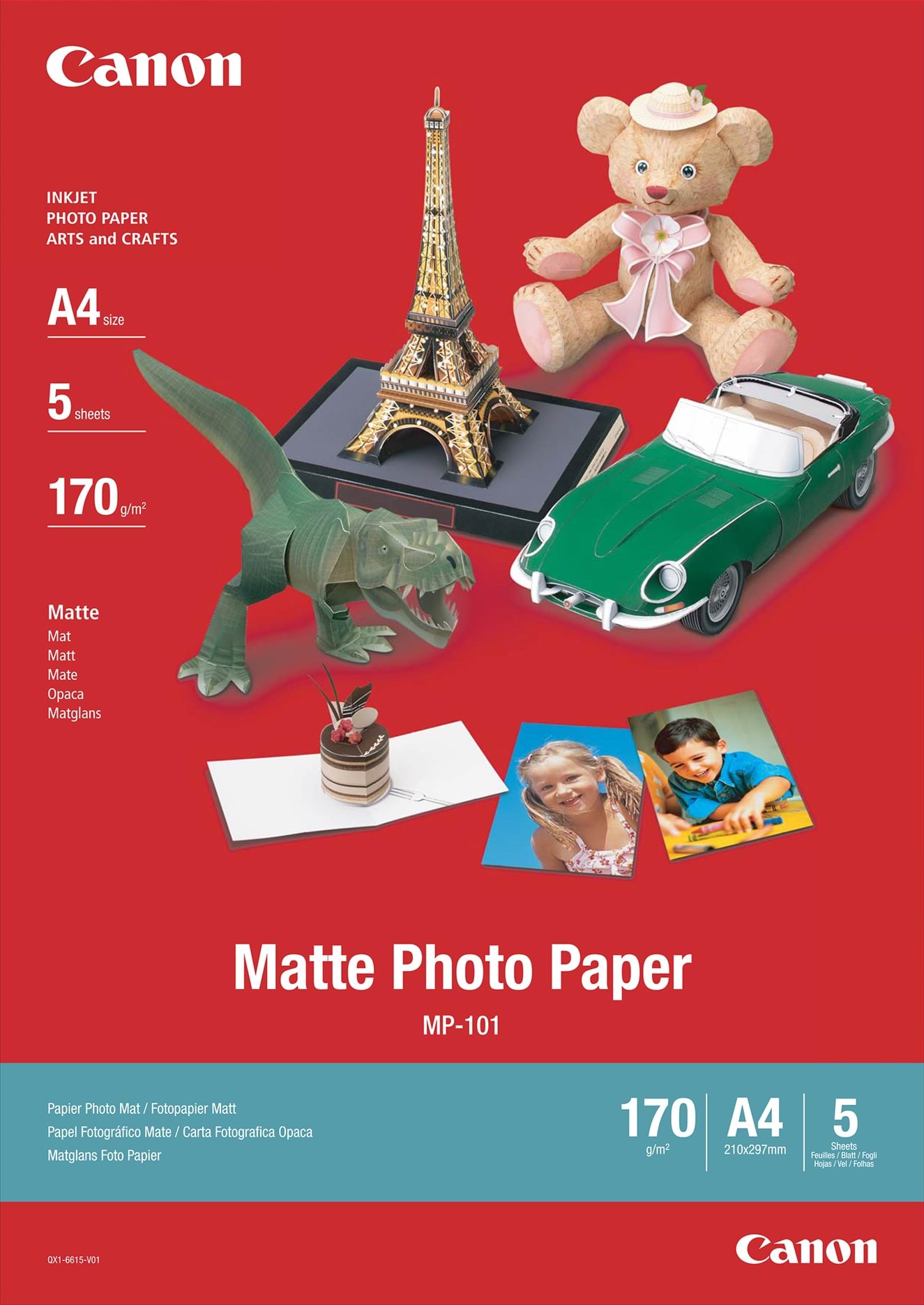 Canon Paper Mp-101 / 7981a005 Matte Phot - Papier Fotopapier Und Etiketten