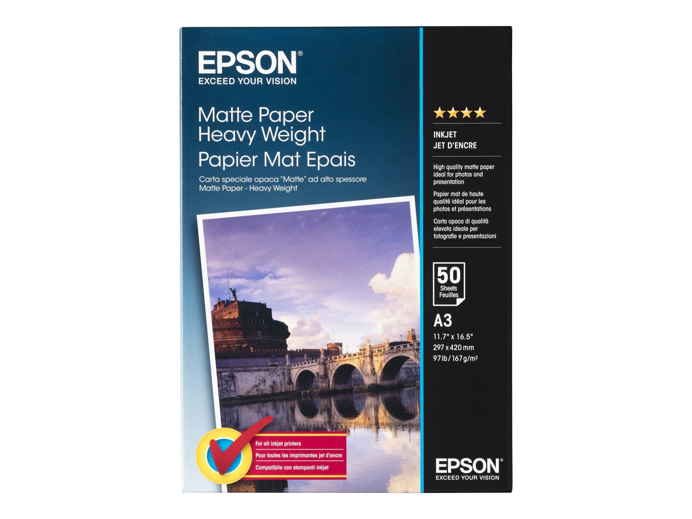 Epson Extra Kraftigt Matteret Papir - Papier Fotopapier Und Etiketten C13s041261