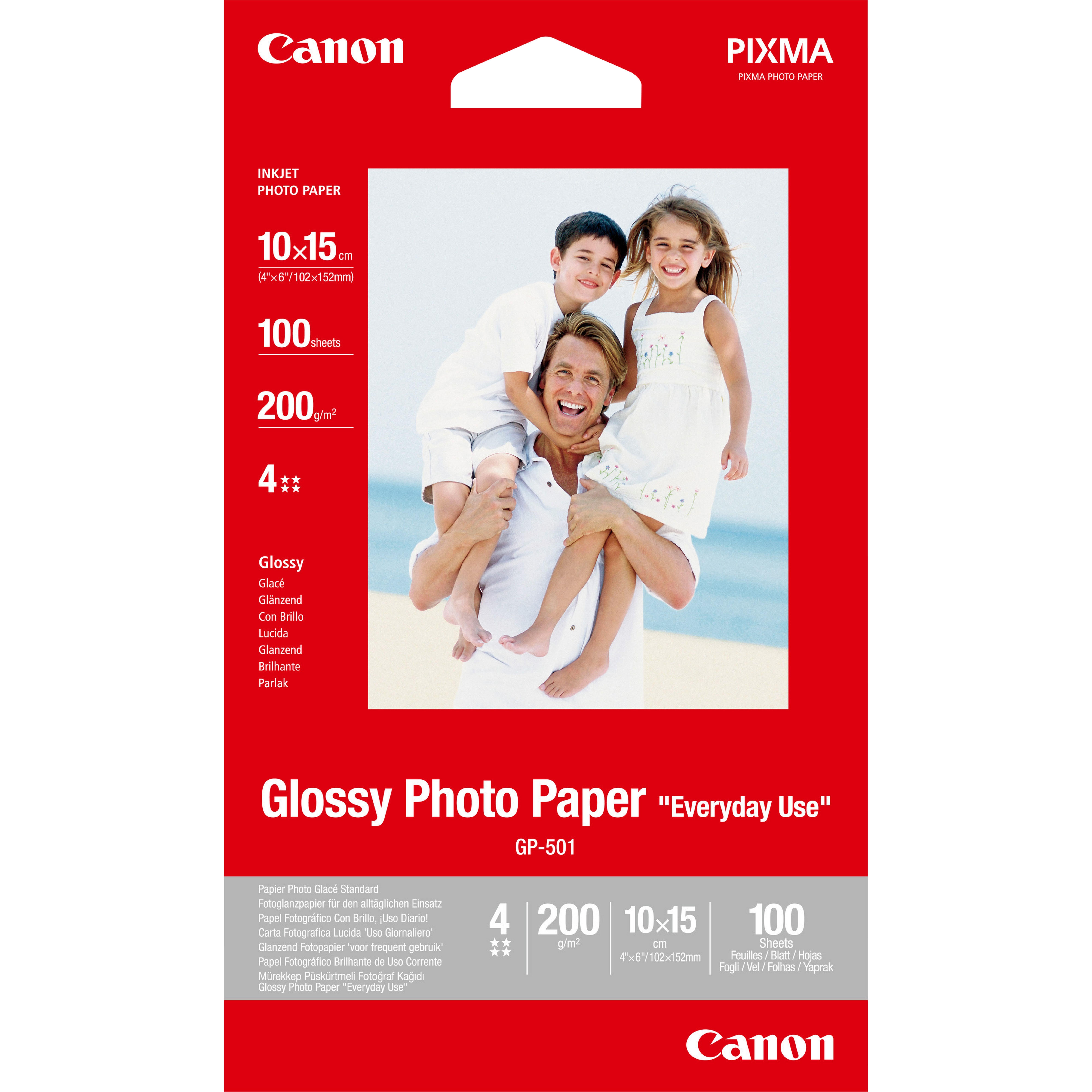 Canon Paper Gp-501 / 0775b003 Glossy 10x - Papier Fotopapier Und Etiketten