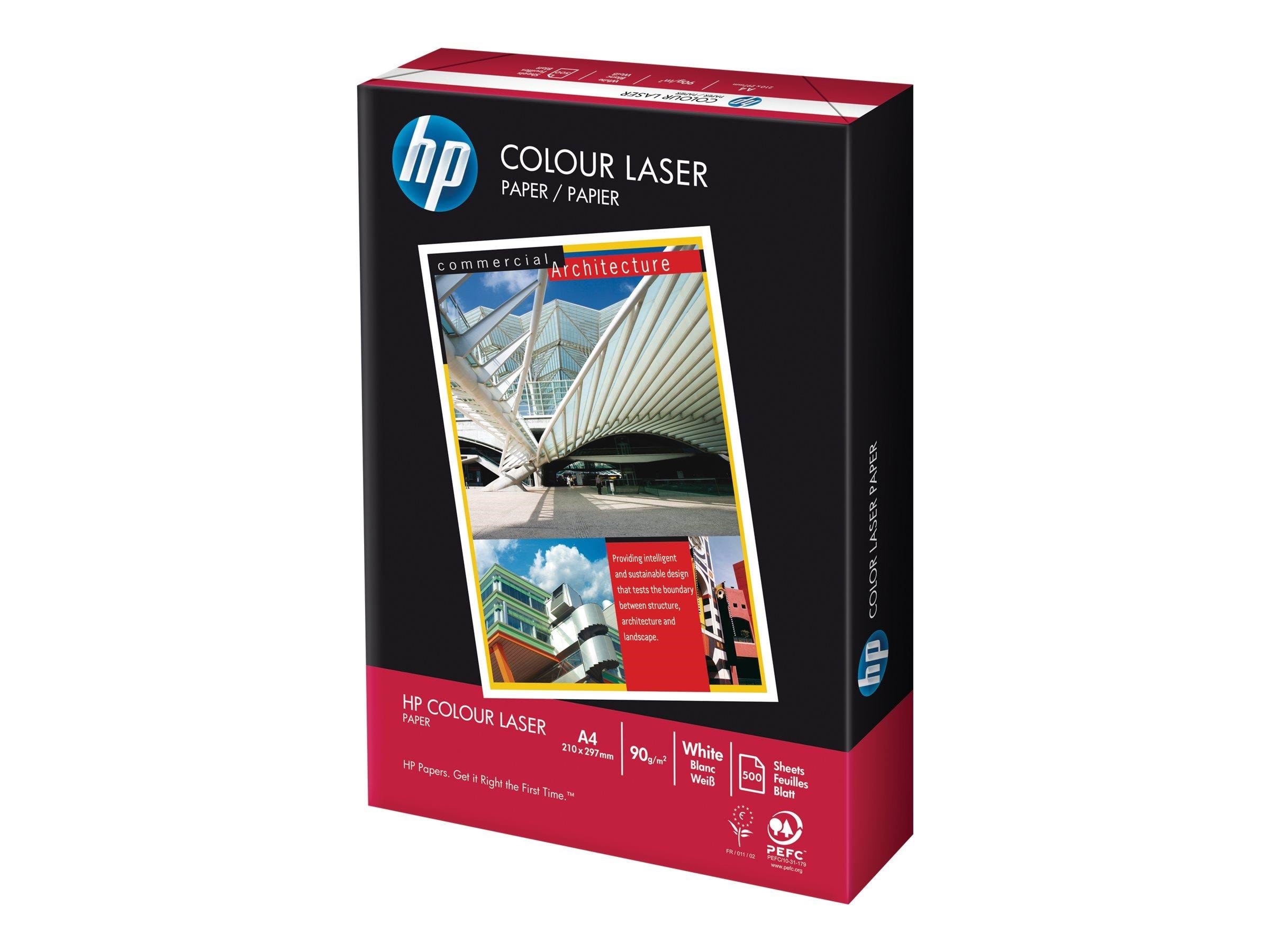 HP Color Laser Paper - A4 (210 x 297 mm) 90 G/m² - 500 Pcs. Plain Paper - Papier Fotopapier Und Etiketten Chp370