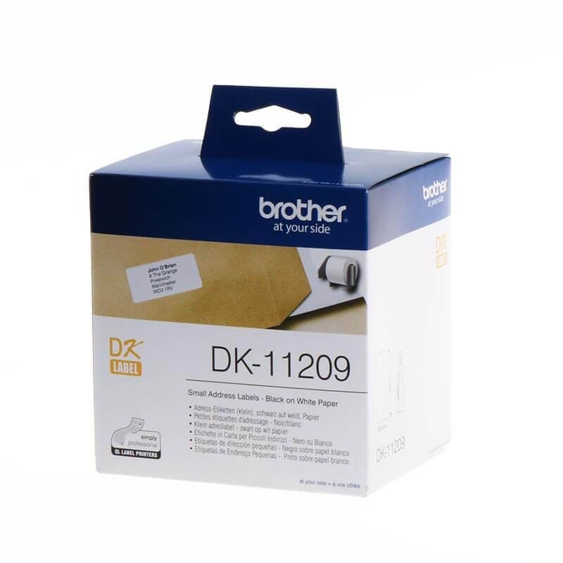 Brother Dk-11209 - Black on White - Papier Fotopapier Und Etiketten Dk11209