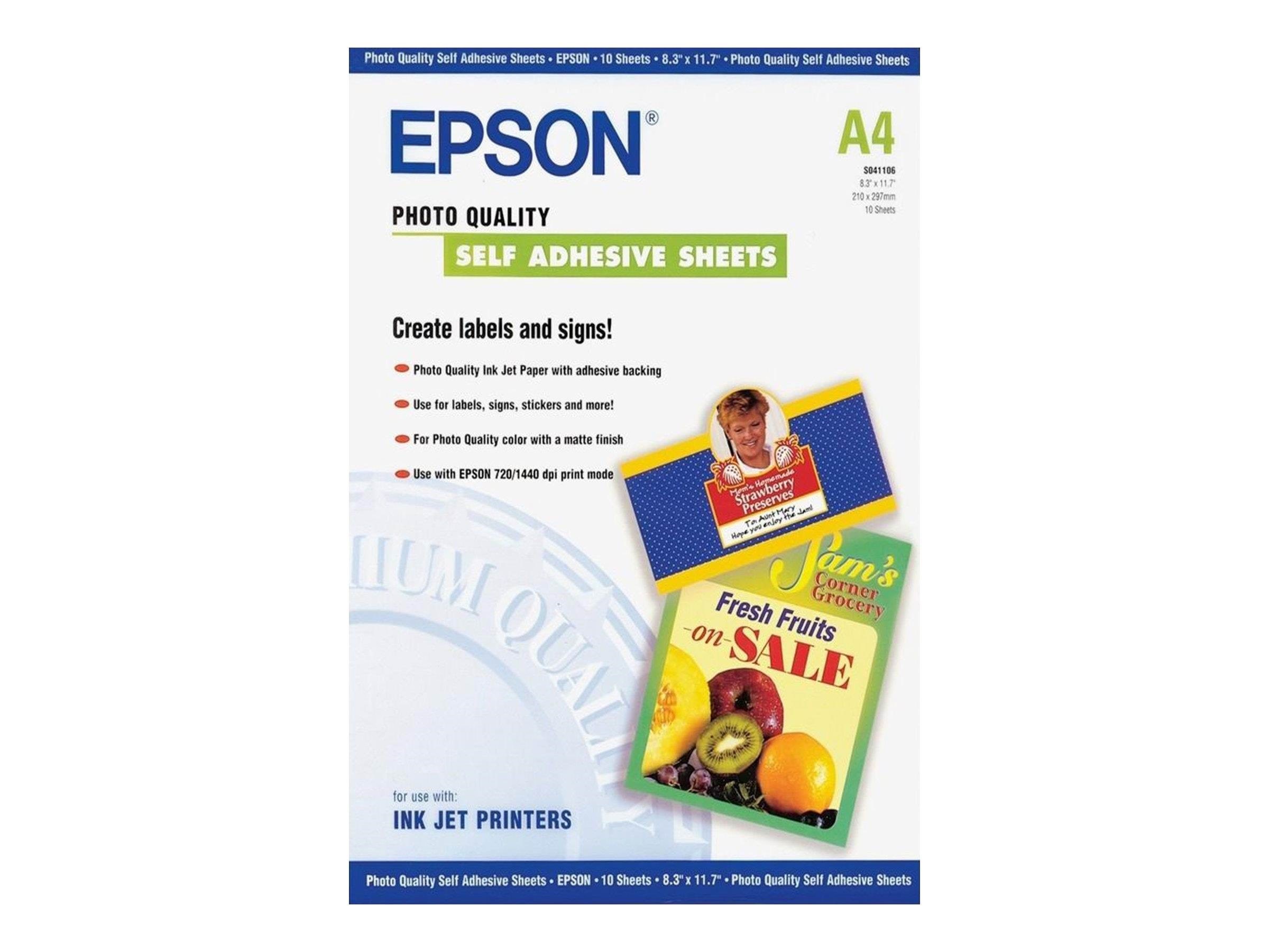 Epson Paper/photo A4 10sh f Stylus Pho - Papier Fotopapier Und Etiketten