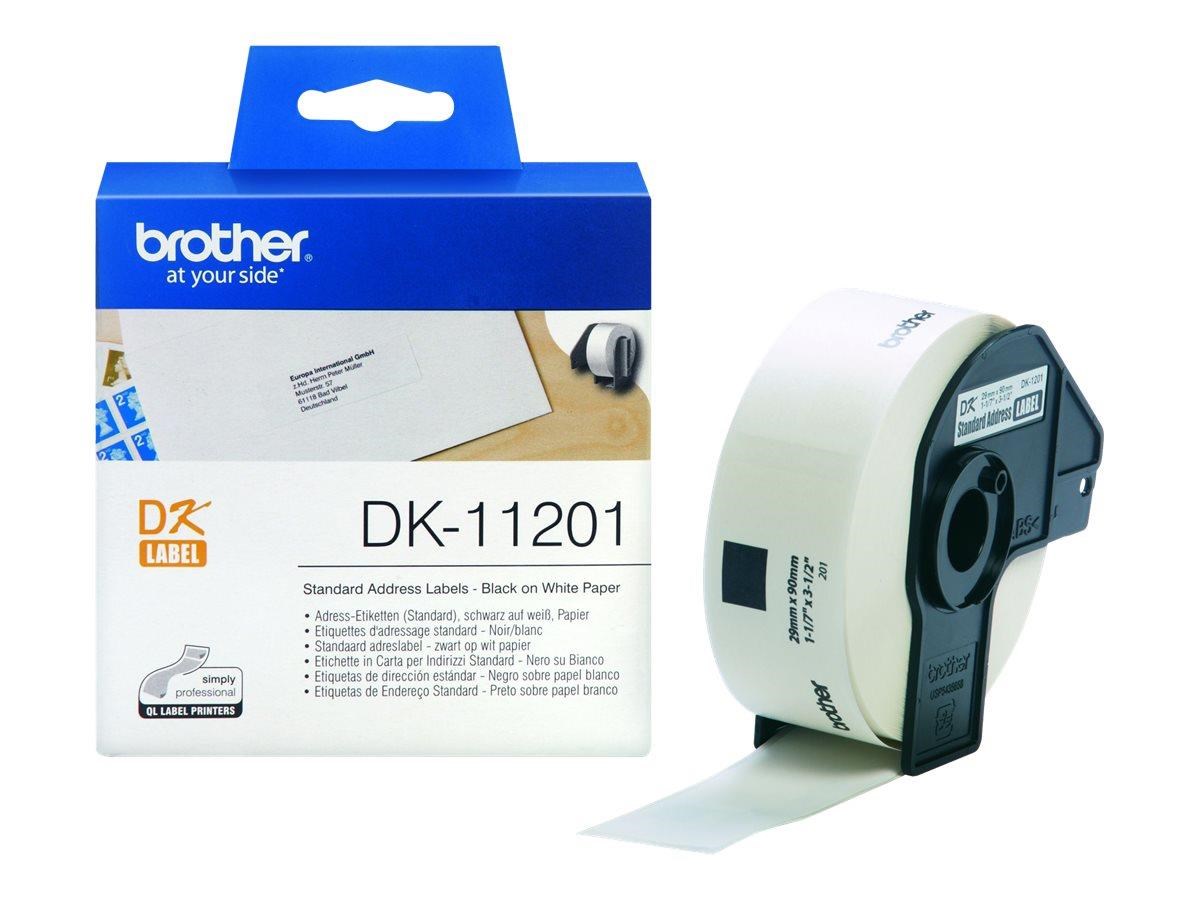 Brother Label Brother Address Standard 29x90 mm - Papier Fotopapier Und Etiketten Dk-11201