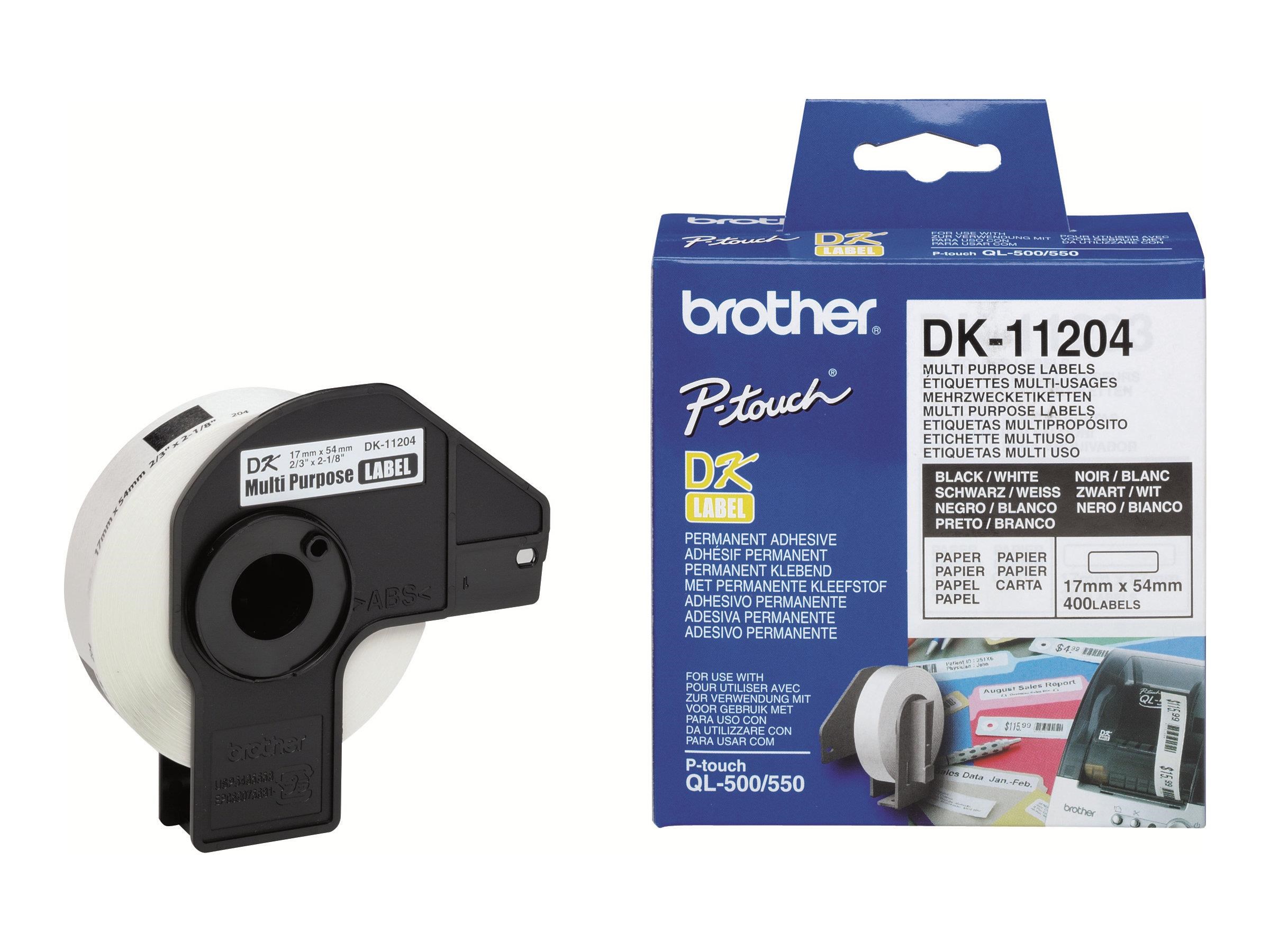 Brother Dk-11204 - Termokopieringspapir - Papier Fotopapier Und Etiketten