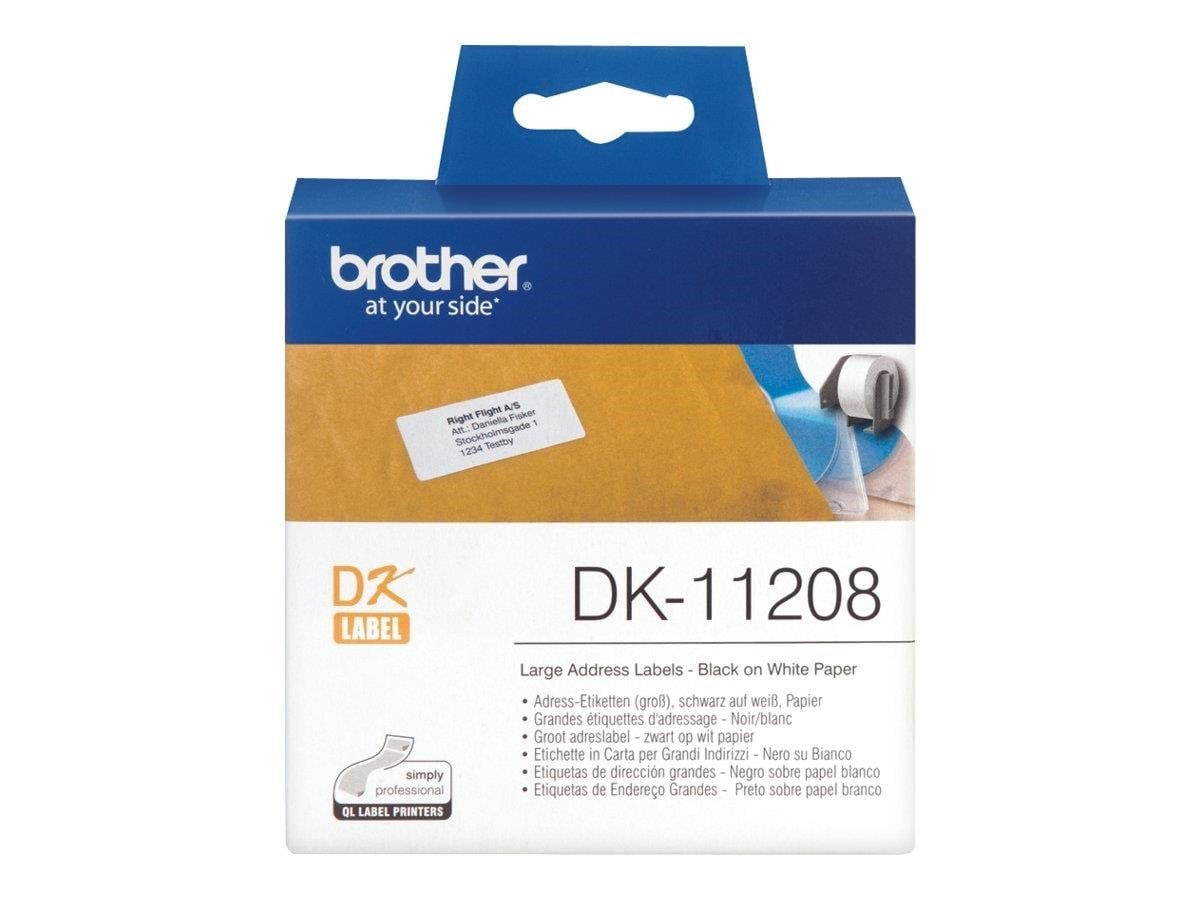 Brother Dk-11208 - Adress Label - Papier Fotopapier Und Etiketten