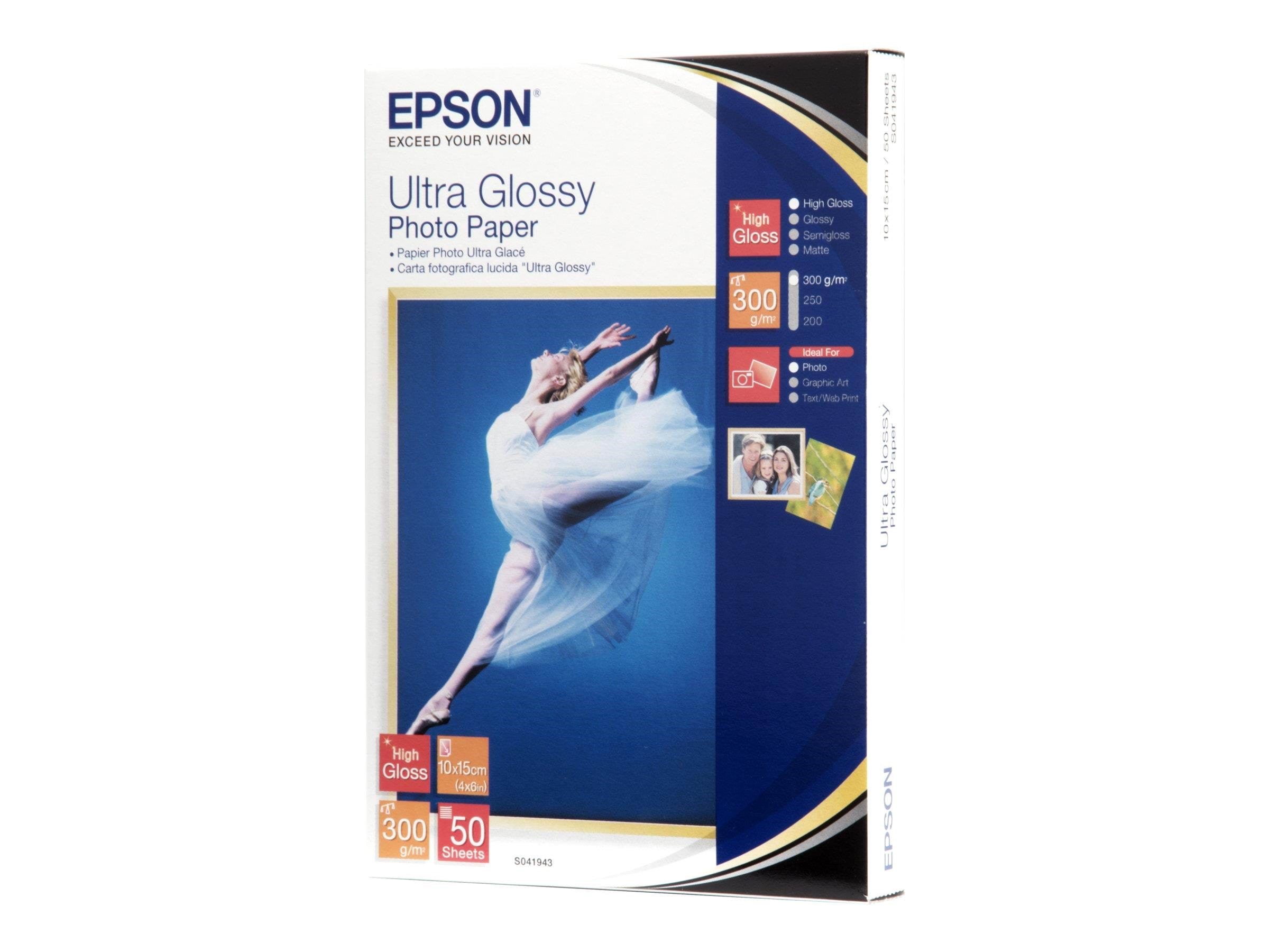 Epson Paper/ultra Glossy 10x15 50sh 300g - Papier Fotopapier Und Etiketten