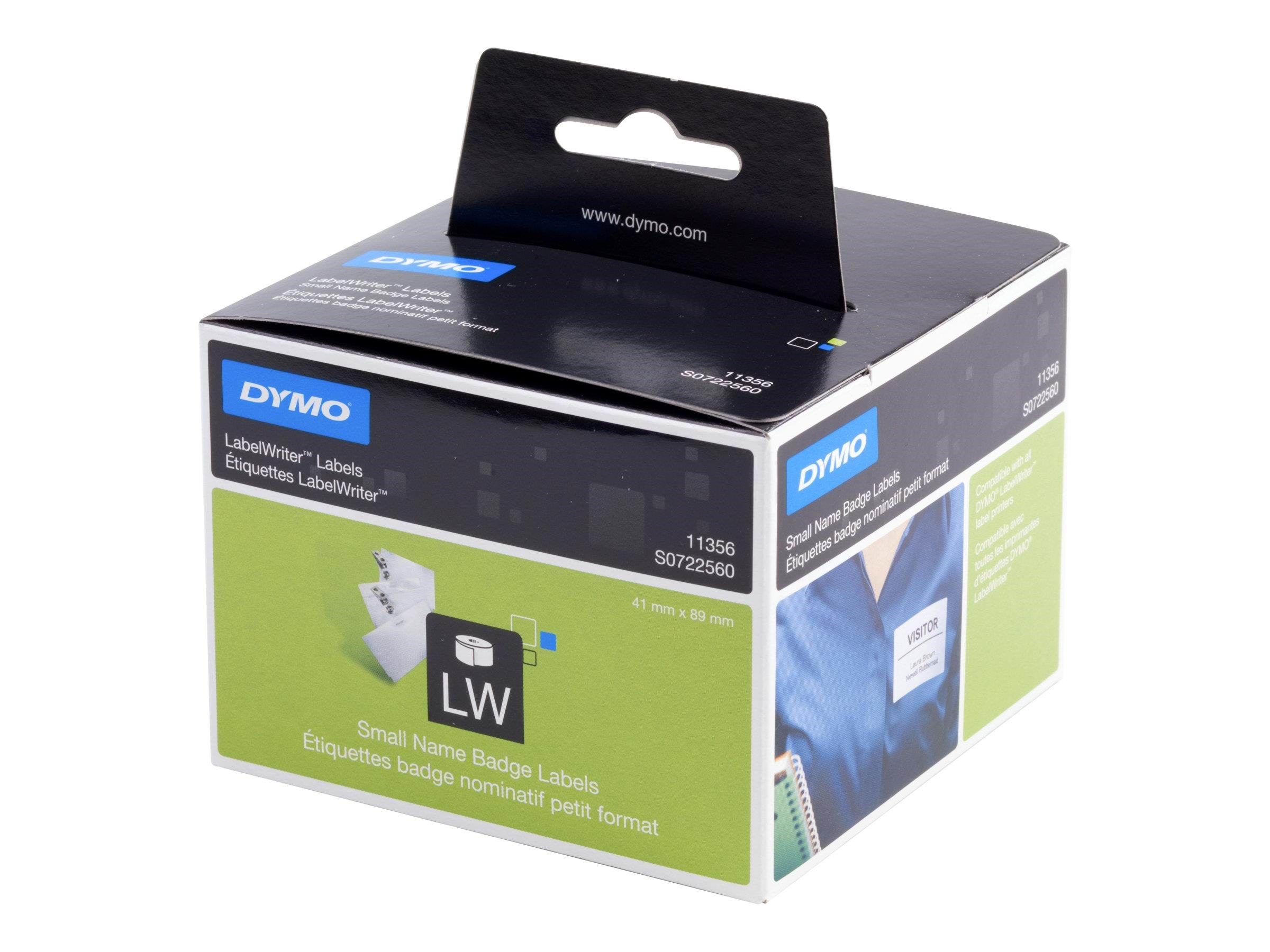 Dymo Labelwriter Etiketten Für Kleine Namensschilder | 41mm x 89mm | Rolle Mit 300leicht Ablösbaren Etiketten | Selbstklebend - Papier Fotopapier Und 