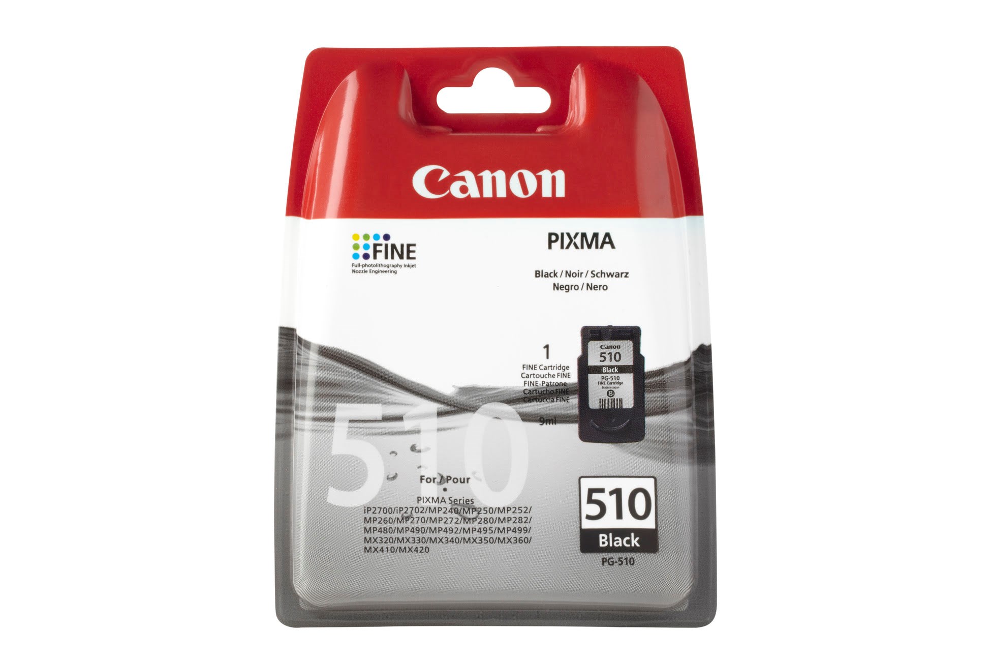 Canon Pg-510 / 2970b001 Black - Druckerzubehoer Tinte Toner Schwarz