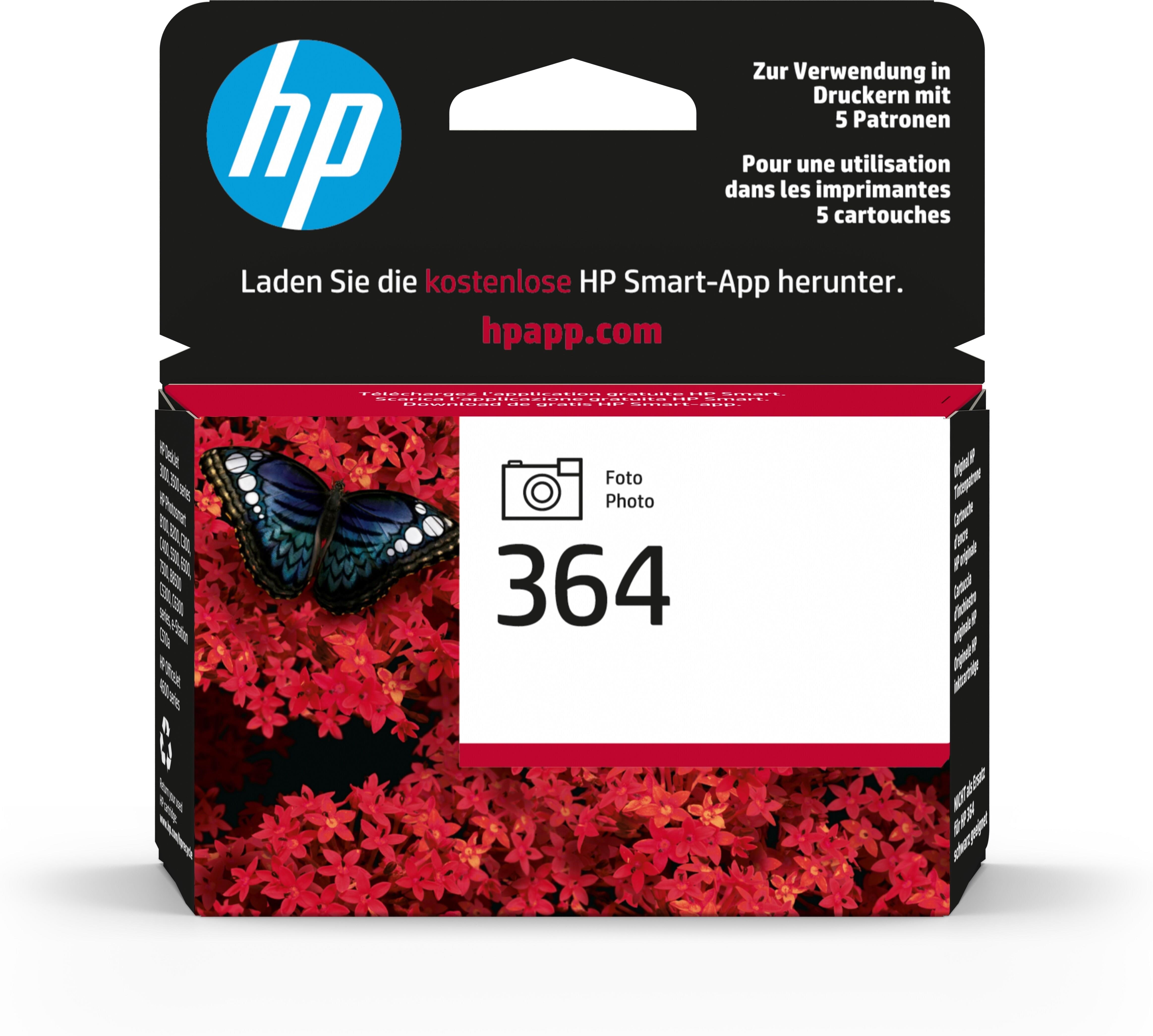HP 364 / Cb317ee Photo Black Ink - Druckerzubehoer Tinte Toner