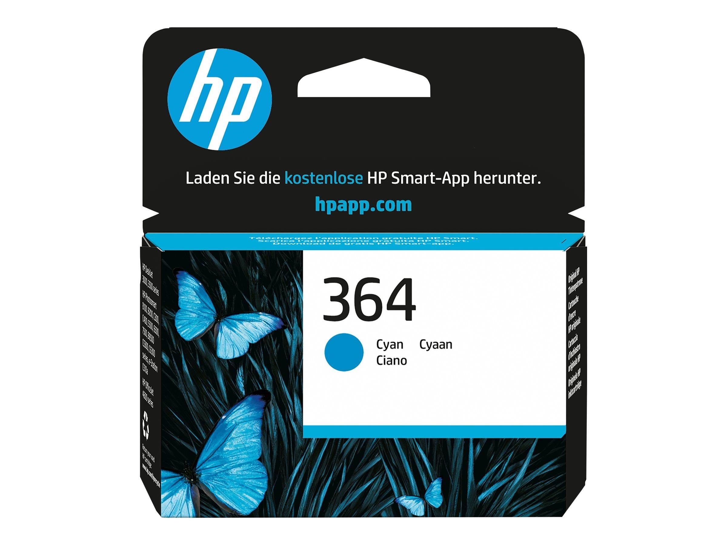 HP 364 / Cb318ee Cyan Ink - Druckerzubehoer Tinte Toner