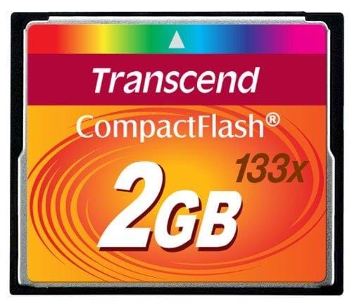 Transcend Compact Flash 133x - 50mb/s - 2gb - Speicherkarten