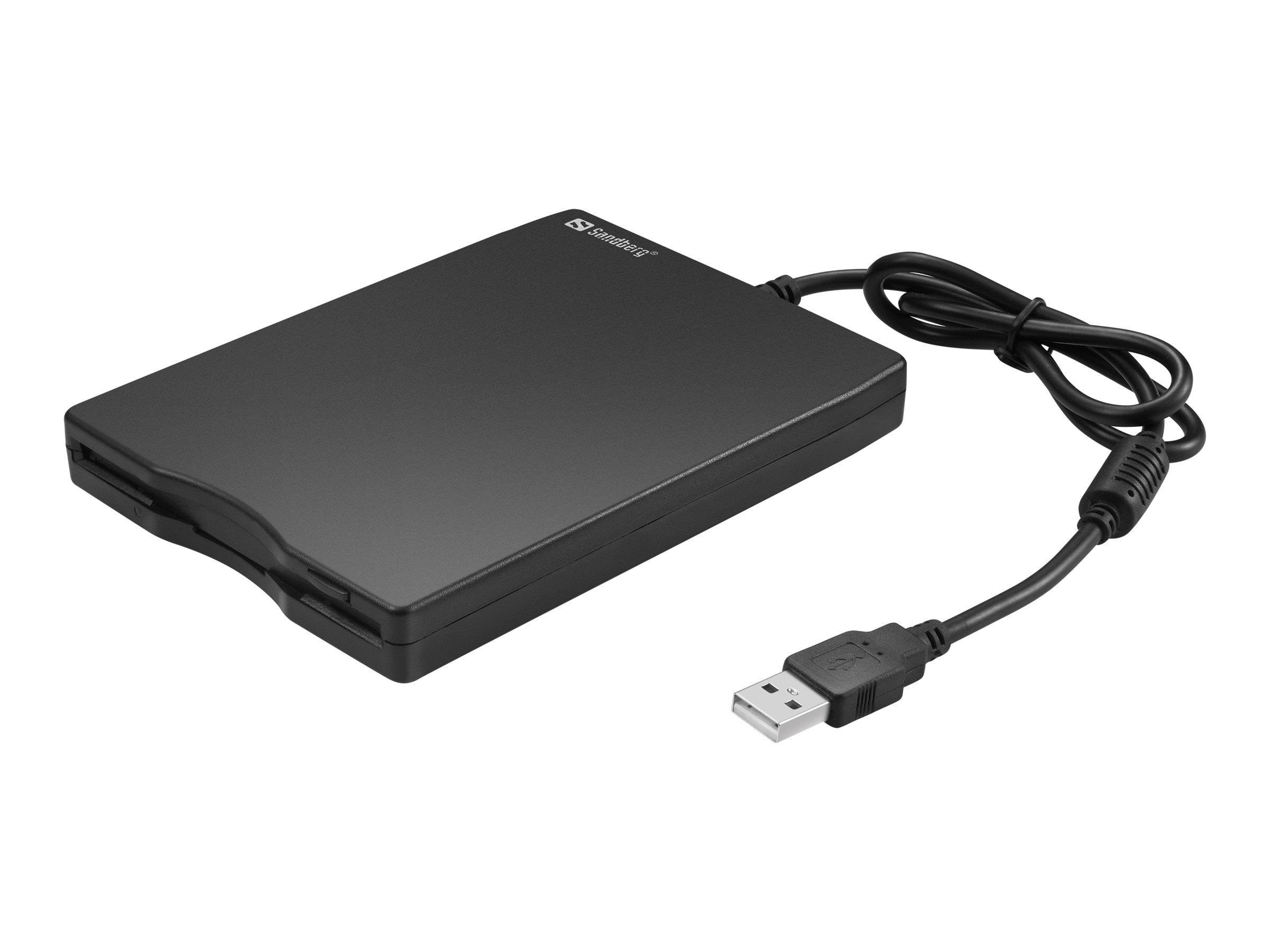 Sandberg Usb Floppy Mini Reader - Floppy - Usb - Schwarz - Optisches Laufwerk Dvd BR Floppy 133-50
