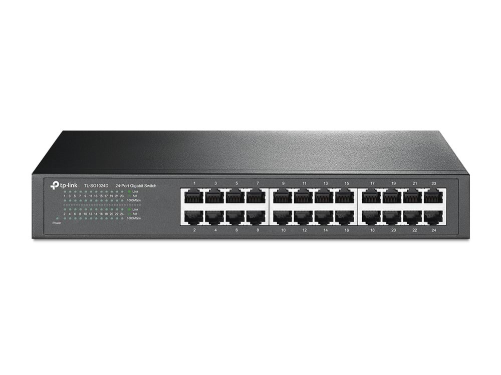 Tp-link Tl-sg1024d 24-port Gigabit Desktop/rackmount Switch - Switches