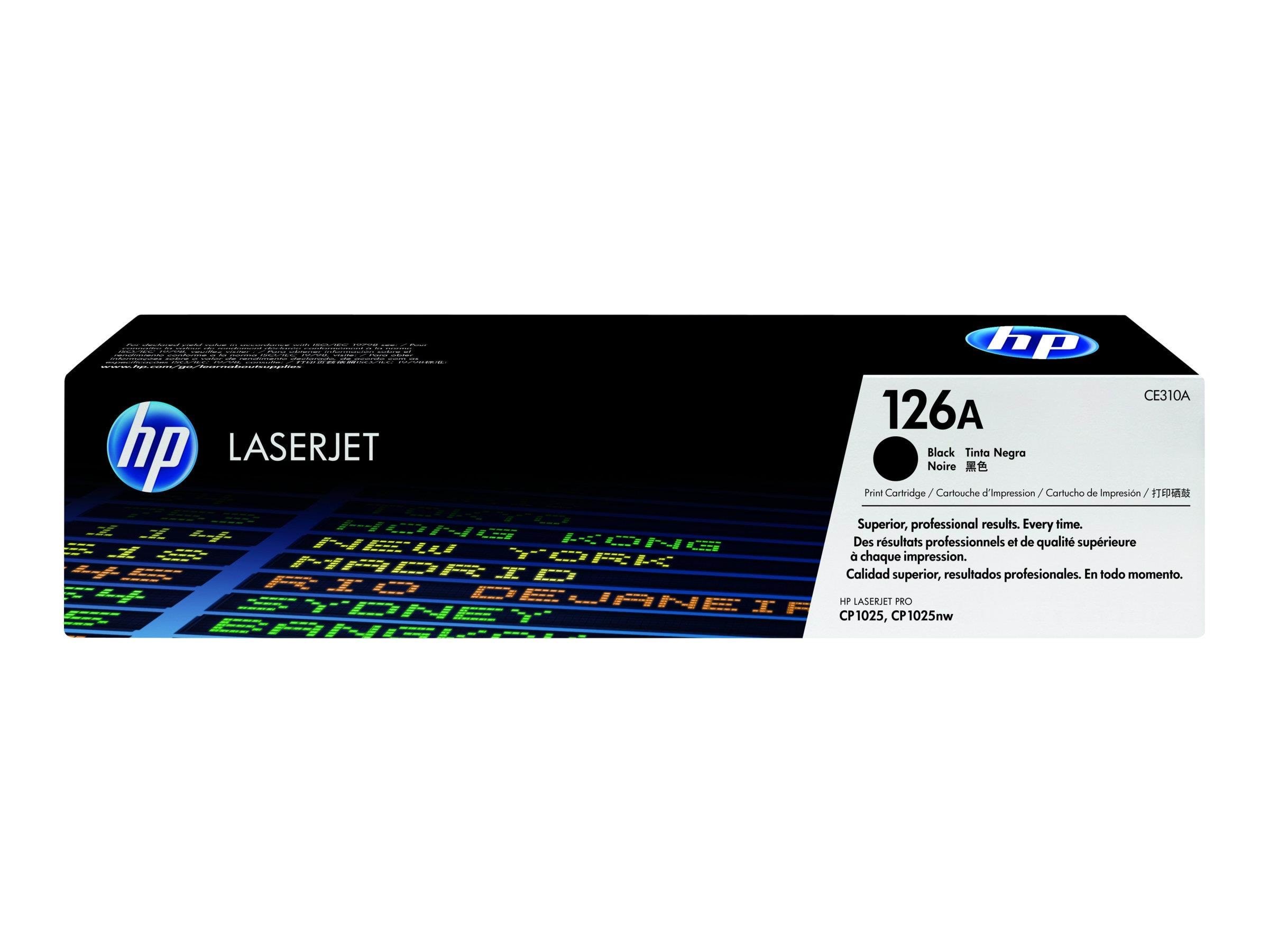 HP 126a / Ce310a Black Toner - Druckerzubehoer Tinte Toner