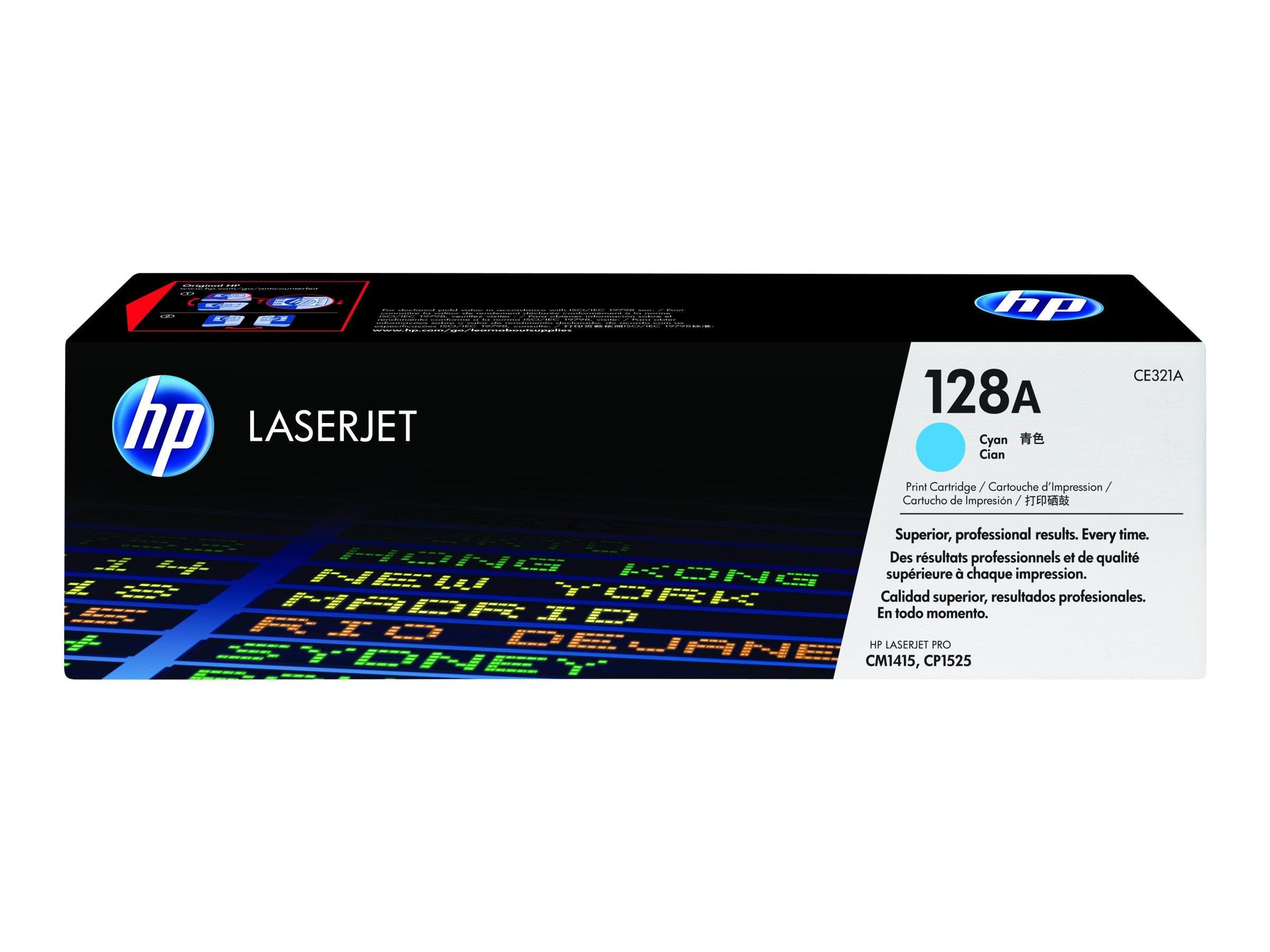 HP 128a / Ce321a - Cyan Toner - Druckerzubehoer Tinte Toner