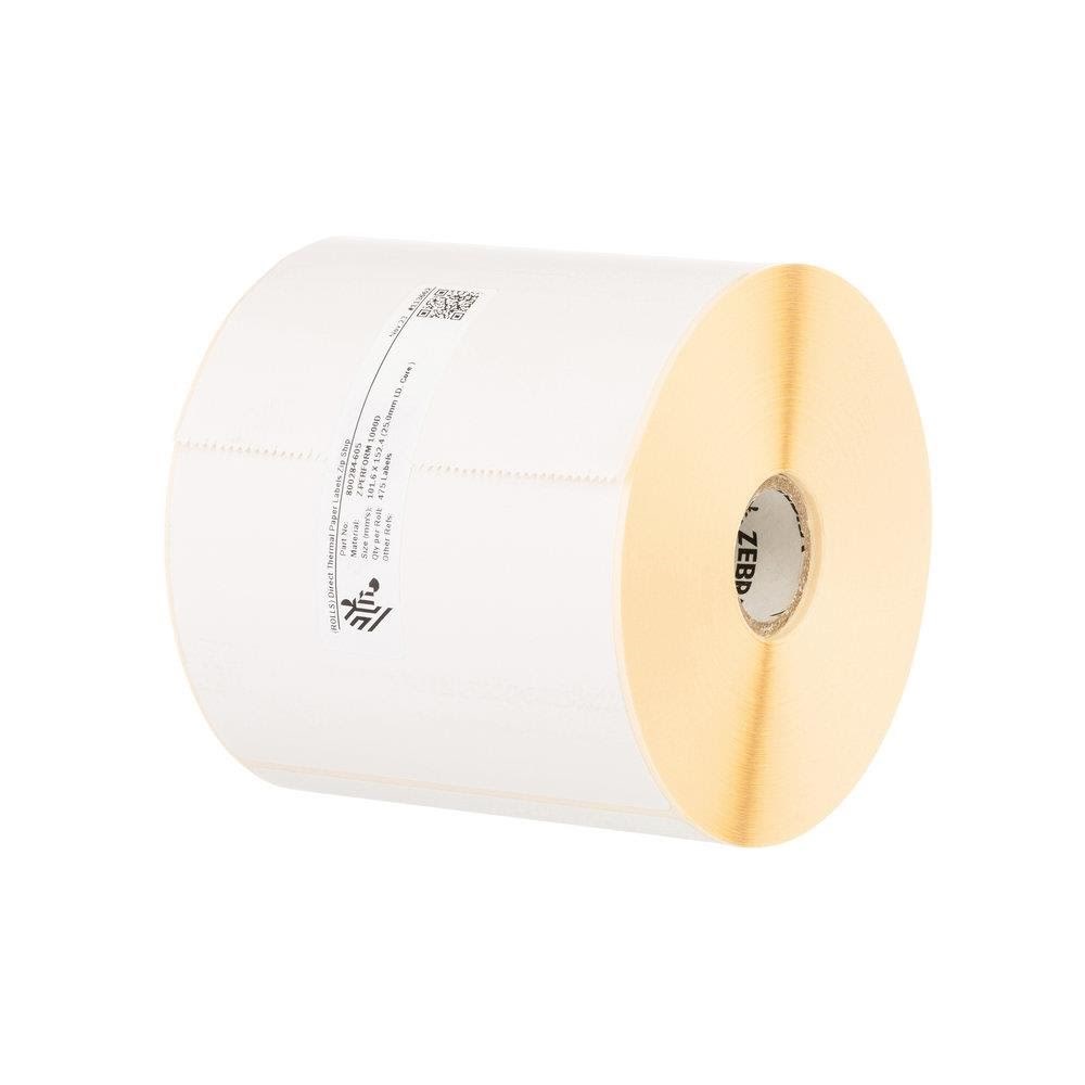 Zebra 800284-605 Z-perform 1000d Direct Thermal Paper Labels Uncoated Permanent Adhesive 25mm Core Perforation (12-pack) - Papier Fotopapier Und 
