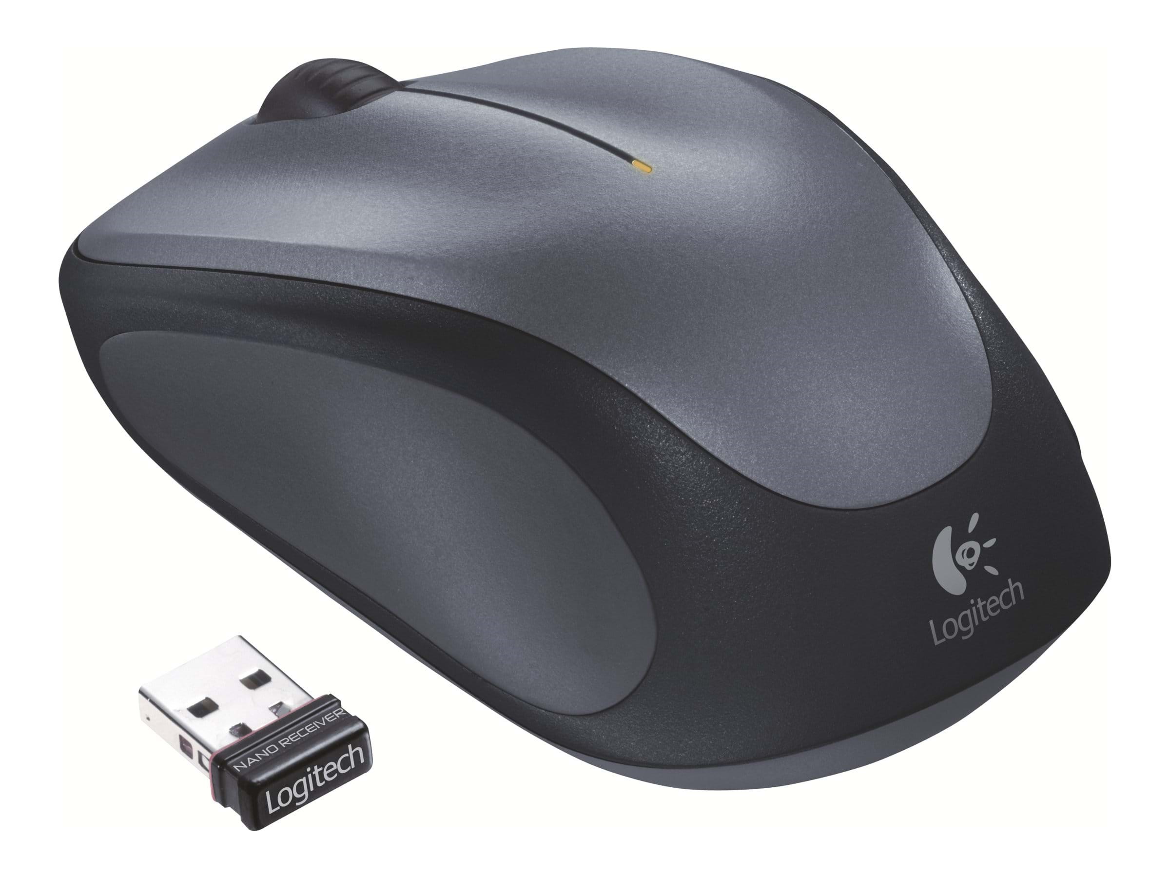 Logitech M235 Drahtlos Mouse - Silver - Maus (Silber) 910-002201