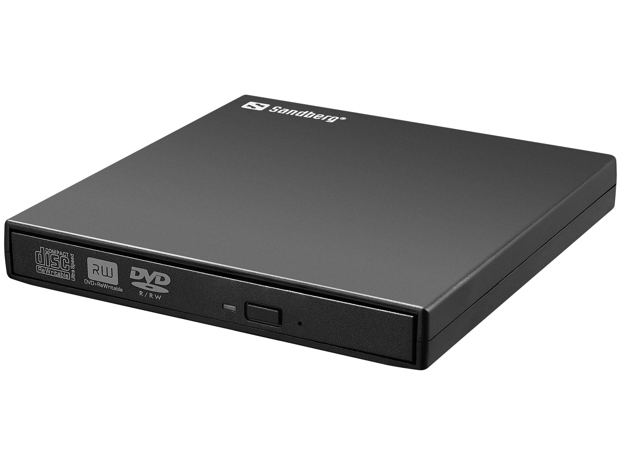 Sandberg Usb Mini Dvd Burner - Dvd-rw (Brenner) - Usb 2.0 - Schwarz - Optisches Laufwerk Dvd BR Floppy 133-66