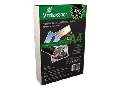 Mediarange Inkjet Paper Matt A4 130g 100x - Papier Fotopapier Und Etiketten Mrink101