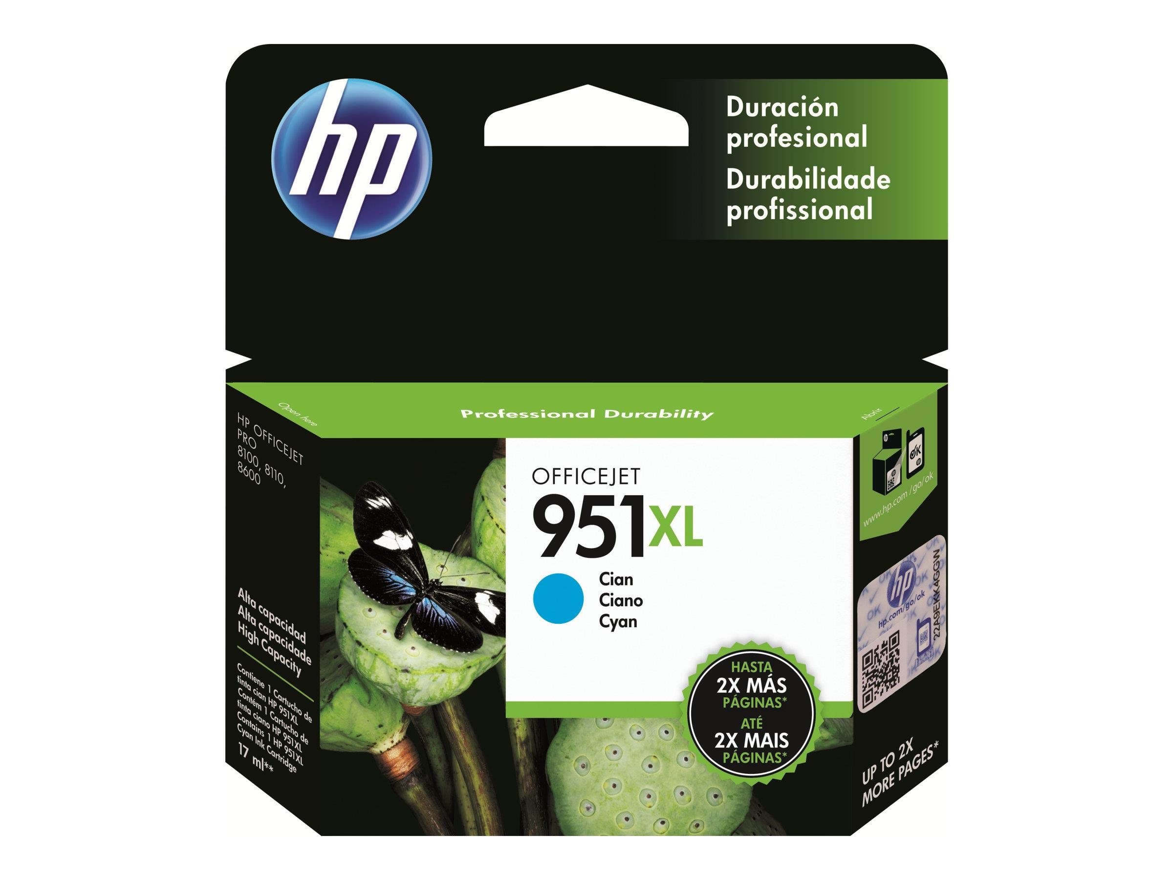 HP 951xl / Cn046ae High Capacity Cyan Ink - Druckerzubehoer Tinte Toner