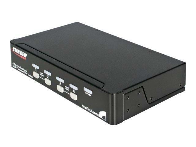 4 Port 1U Rack Befestigungskit Usb Kvm Switch Mit Osd - Kvm Switch - 4 Anschlüsse - Kvm Switches Sv431dusbu