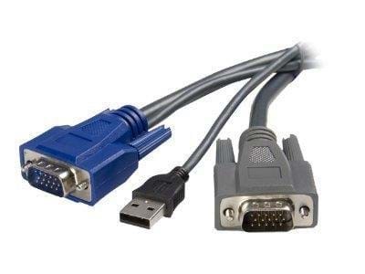 Ultra-thin Tangentbords-/video-/muskabel - Kvm Kabel Svusbvga6