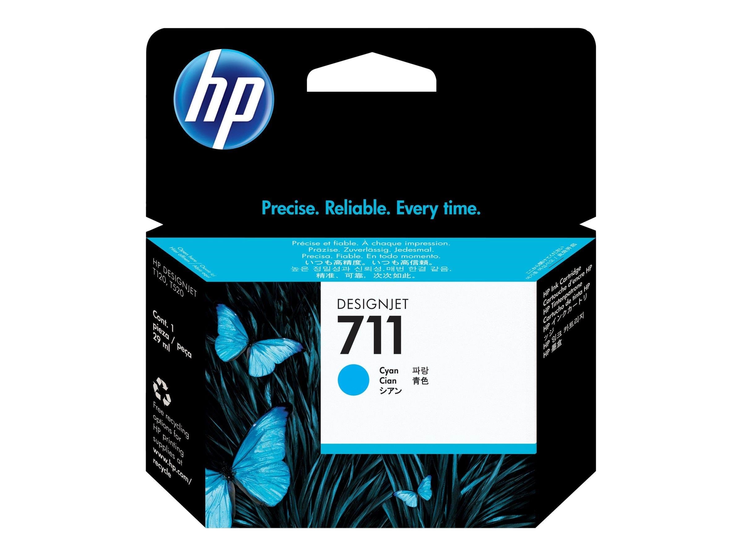 HP 711 / Cz130a Cyan Ink - Druckerzubehoer Tinte Toner