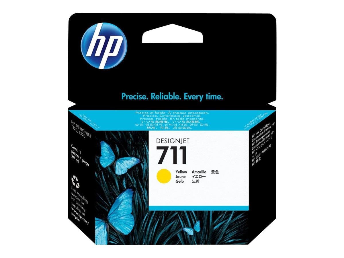HP 711 / Cz132a Yellow Ink - Druckerzubehoer Tinte Toner