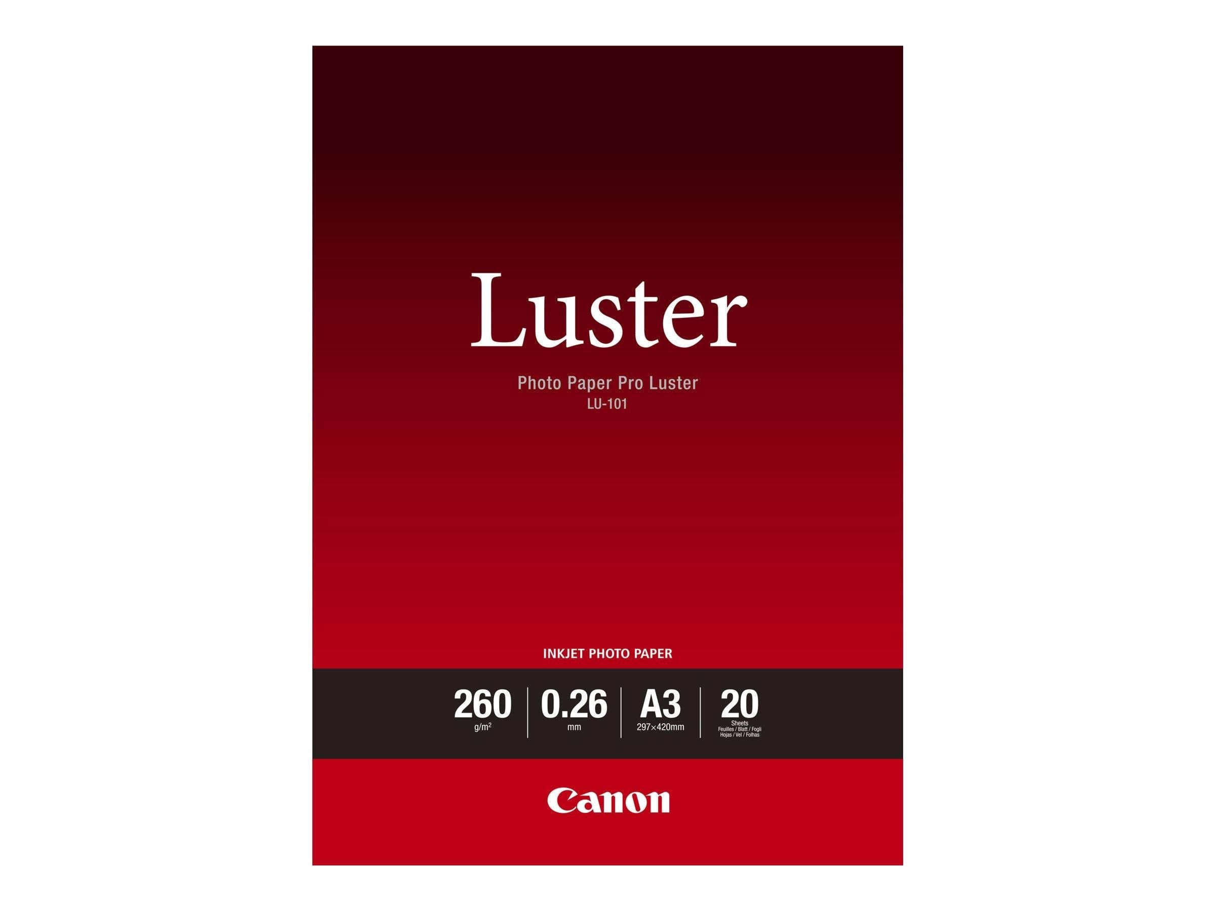 Canon Paper Lu-101 / 6211b007 Pro Luster - Papier Fotopapier Und Etiketten