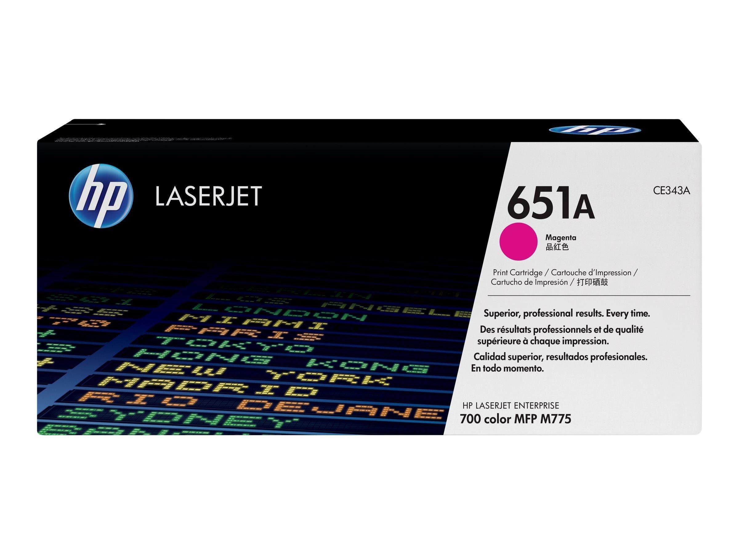 HP 651a / Ce343a Magenta Toner - Tonerpatrone Magenta - Druckerzubehoer Tinte Toner