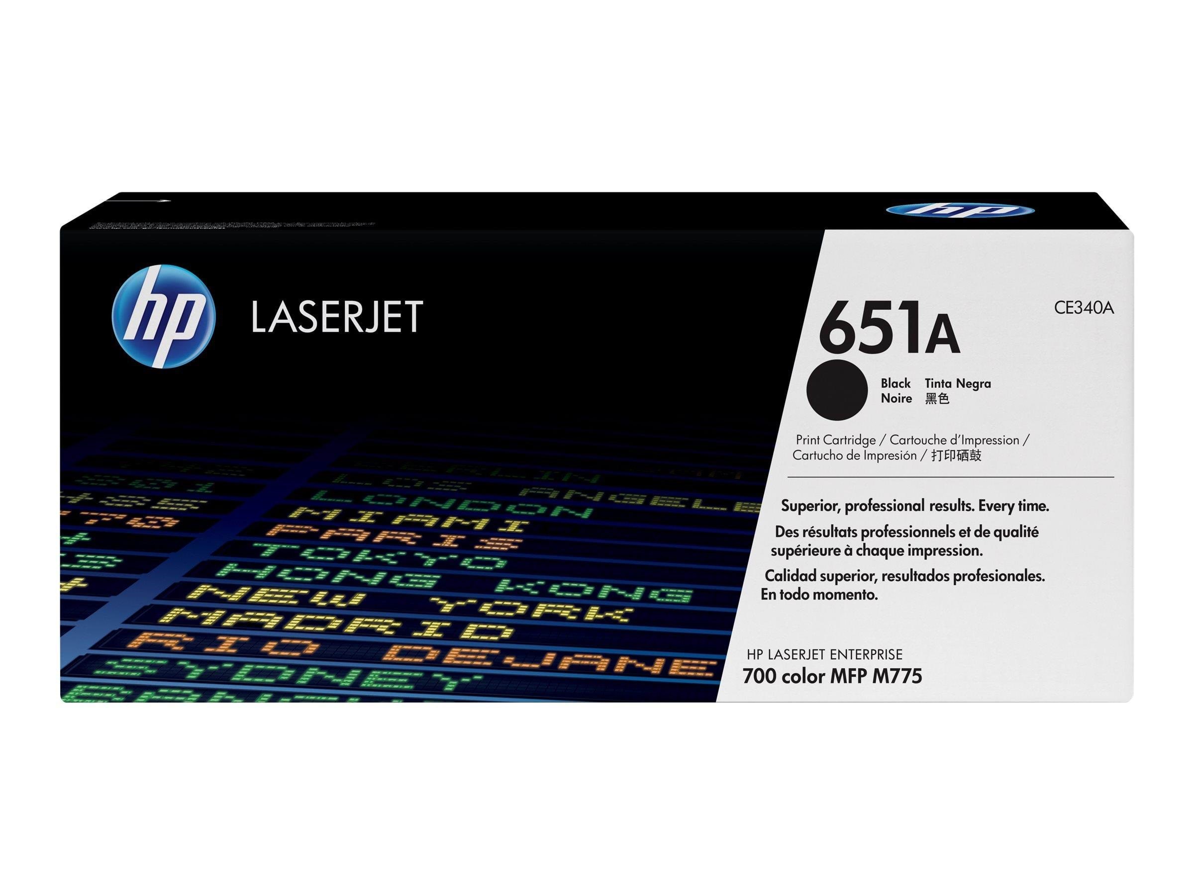 HP 651a / Ce340a Black Toner - Tonerpatrone Schwarz - Druckerzubehoer Tinte Toner